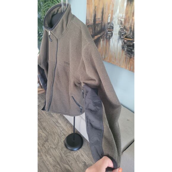 Timberland Performance Polartec Fleece Jacket Brown Full Zip XXL Outdoor... - Picture 3 of 10
